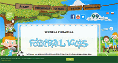 Desktop Screenshot of football-kids.com